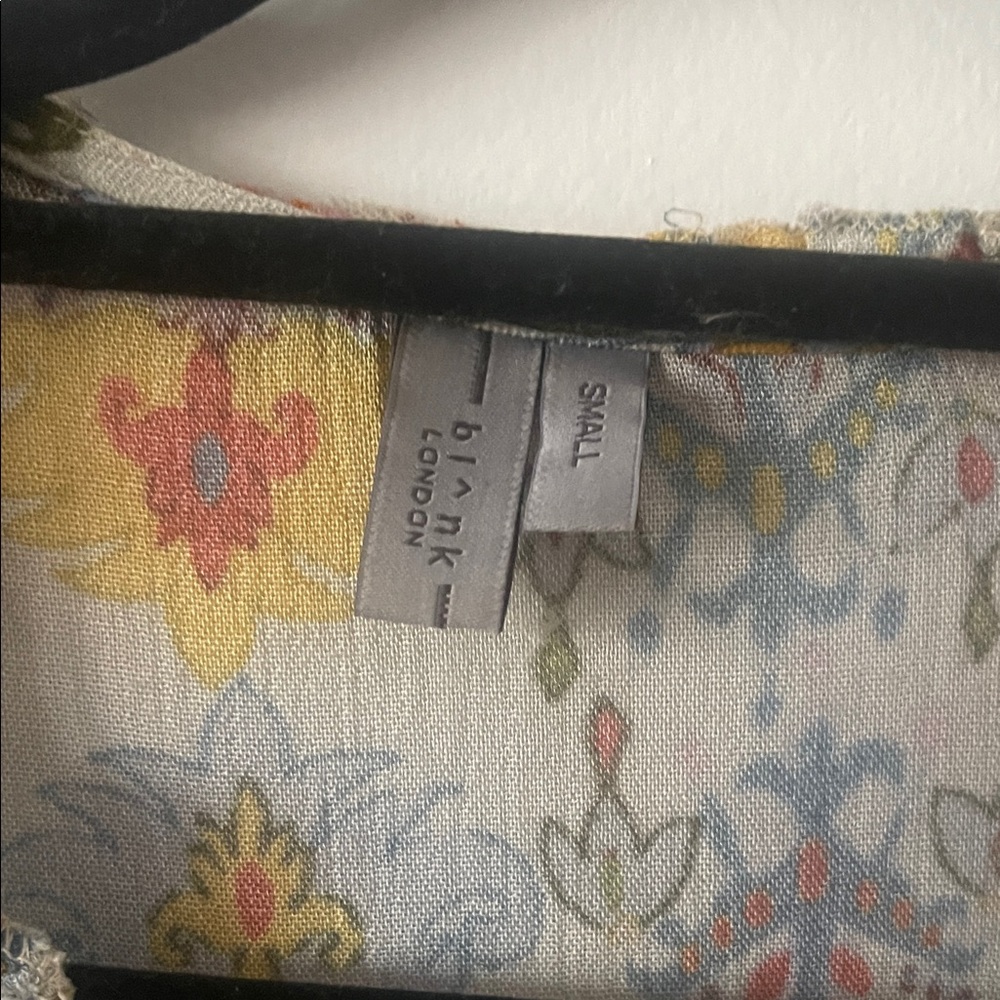 Anthropologie Multicolor Floral Long Blouse - Picture 8 of 11